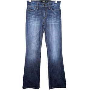 Joes Jeans Womens Petite Bootcut Nevaeh Dark Rinse Mid Rise Classic Jean Size 27